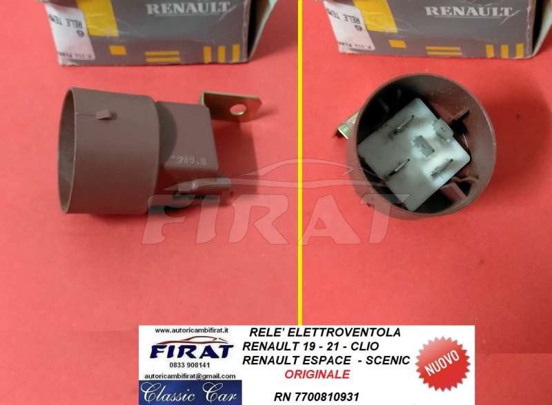 RELE' ELETTROVENTOLA RENAULT 19-21-CLIO-SCENIC (7700810931)